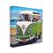 Stupell Industries Dogs Driving Retro Van Summer Beach Trip Canvas Wall Art
